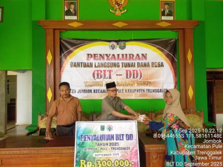 Penyaluran BLT DD Bulan September 2025