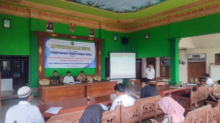 Musyawarah Desa Dalam Rangka Penetapan Anggaran Pendapatan dan Belanja Desa Tahun Anggaran 2026